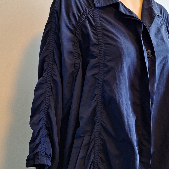 Korean made navy oversized jacket - Picture 6 of 8